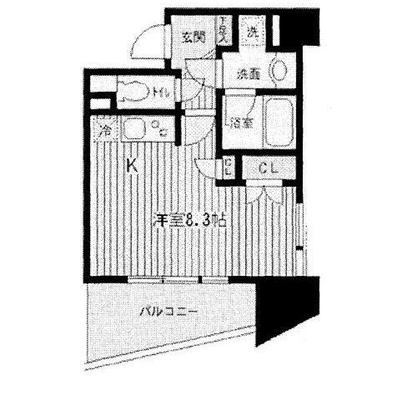 東京都新宿区築地町 賃貸マンション 1R