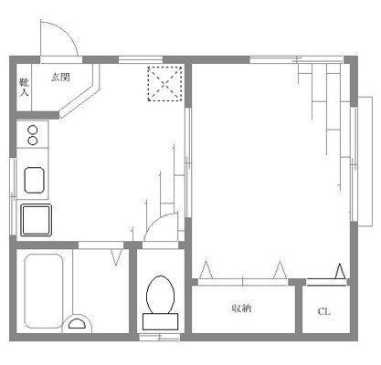飯田橋 アパート 1DK