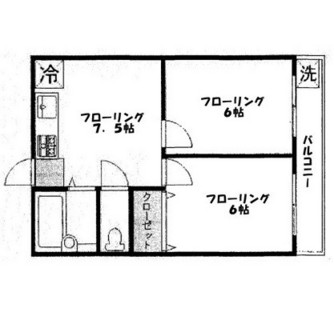 東京都新宿区若宮町 賃貸マンション 2DK