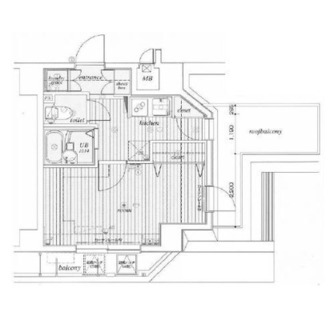 東京都新宿区新小川町 賃貸マンション 1K