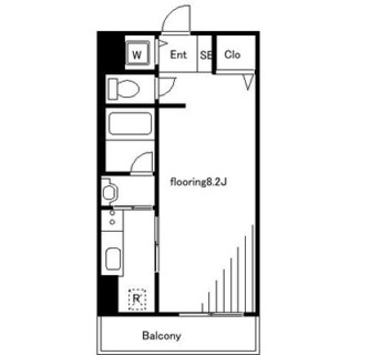 東京都新宿区新小川町３丁目 賃貸マンション 1K